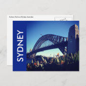 havenbrug blauw briefkaart (Voorkant / Achterkant)