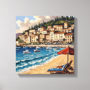 havenstad canvas afdruk