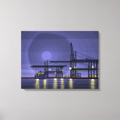 havenstad canvas afdruk (Voorkant)