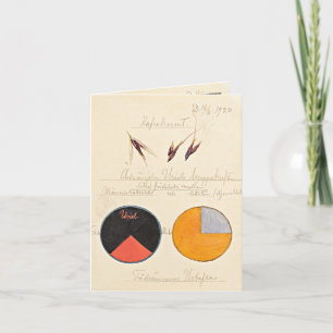 Haver, 1920, van Hilma af Klint Bedankkaart