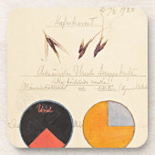 Haver, 1920, van Hilma af Klint Bier Onderzetter (Voorkant)