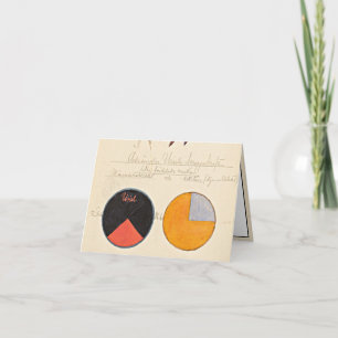 Haver, 1920, van Hilma af Klint Kaart