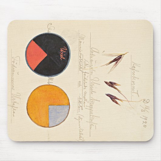 Haver, 1920, van Hilma af Klint Muismat (Voorkant)