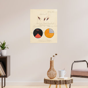 Haver, 1920, van Hilma af Klint Poster