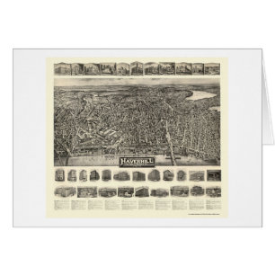 Haverhill, MA Panoramic Map - 1914