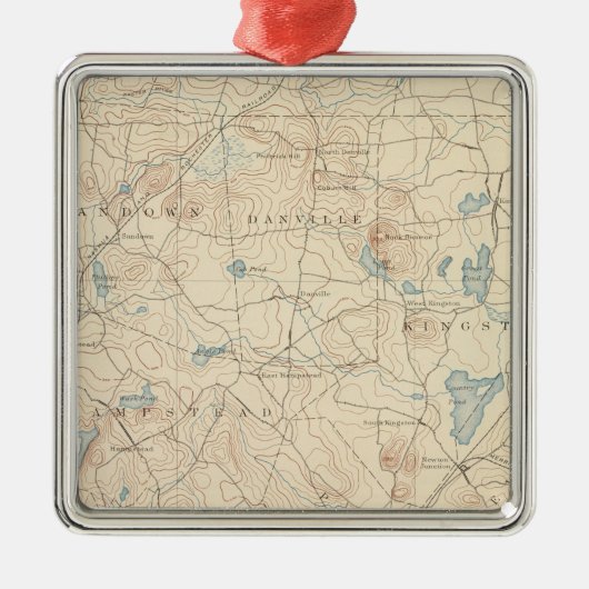 Haverhill, Massachusetts Metalen Ornament (Voorkant)