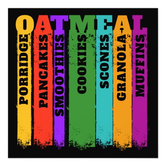 havermoutliefhebbers foto afdruk (Voorkant)