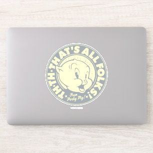 Havige TH-TH-DAT IS ALLE FOLKS! Sticker