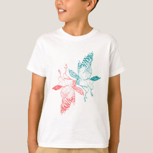 havik yin en yang vogel yin yang t-shirt