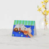 Havin un carte pour notes de la boule 4x6 (Fleur jaune)