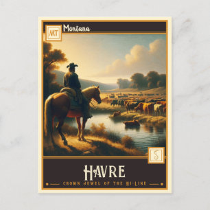 Havre, Montana    Briefkaart