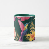 Havre tropical : Mug de design floral et ornitholo (Centre)