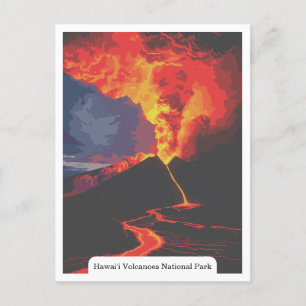 Hawaiʻi Volcanoes National Park Verenigde Staten Briefkaart
