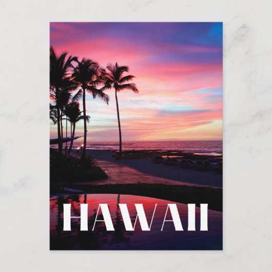 Hawaï Briefkaart (Voorkant)