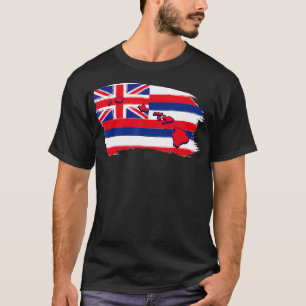 Hawaï Hawaïaanse vlag Strand Aloha Zomervakantie S T-shirt
