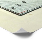  Hawaï kaart (1921) Poster (Hoek)