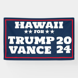 Hawaï pour la bannière Trump Vance 2024