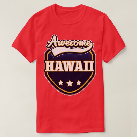 Hawaï Sport T-shirt (Design voorkant)