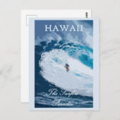  Hawaï Surfen Surfer Reizen Briefkaart (Voorkant / Achterkant)