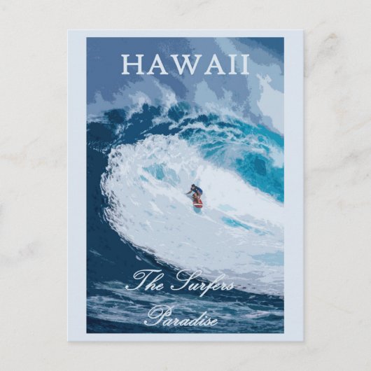  Hawaï Surfen Surfer Reizen Briefkaart (Voorkant)