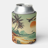 Hawaï/Tropisch Blikjeskoeler (Blikje Voorkant)