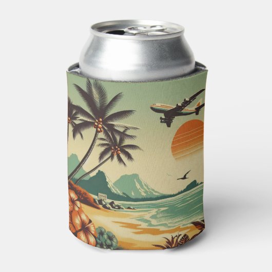 Hawaï/Tropisch Blikjeskoeler (Blikje Voorkant)