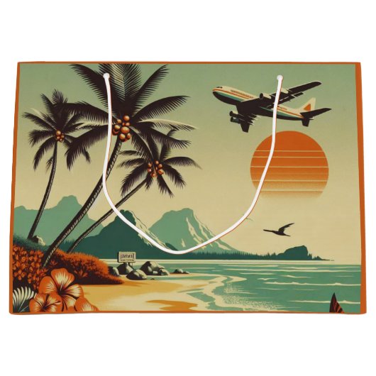  Hawaï/Tropisch Groot Cadeauzakje (Voorkant)