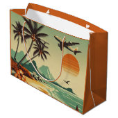  Hawaï/Tropisch Groot Cadeauzakje (Achterkant Gekanteld)