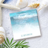 Hawaï tropische turkooise oceaangolven foto aangep post-it® notes