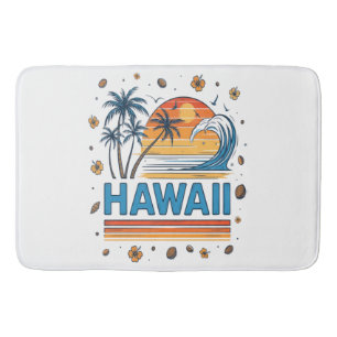 Hawaï vakantie zonsondergang 70S strand Badmat