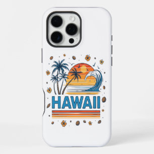 Hawaï vakantie zonsondergang 70S strand iPhone 16 Pro Max Hoesje