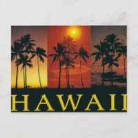 Hawaï Vintage Ansichtkaart