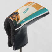 Hawaïaans/Aloha/Tropisch/strand Golfheadcover (3/4 voorkant)