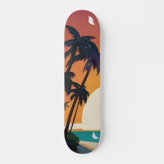 Hawaïaans/Aloha/Tropisch/strand Skateboard (Voorkant)