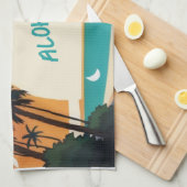 Hawaïaans/Aloha/Tropisch/strand Theedoek (Quarter Fold)