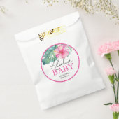 Hawaïaans Baby shower Gepersonaliseerd Bedankzakje (Gezegeld)