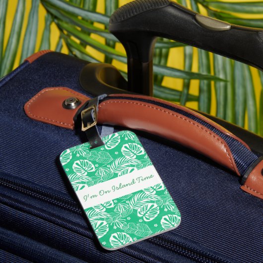 Hawaïaans Bagagelabel (Voorkant Insitu 1)