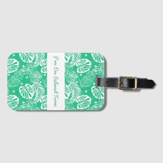 Hawaïaans Bagagelabel (Voorkant (horizontaal))