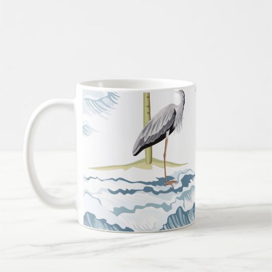 Hawaïaans , bloemenzomerpatroon. koffiemok (Links)