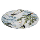 Hawaïaans , bloemenzomerpatroon. snijplank (Hoek)