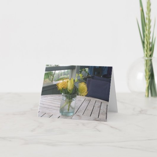 Hawaïaans boeket kaart (Voorkant)