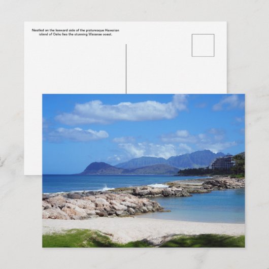 Hawaïaans Briefkaart (Voorkant / Achterkant)