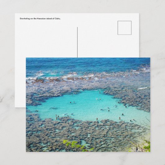 Hawaïaans Briefkaart (Voorkant / Achterkant)