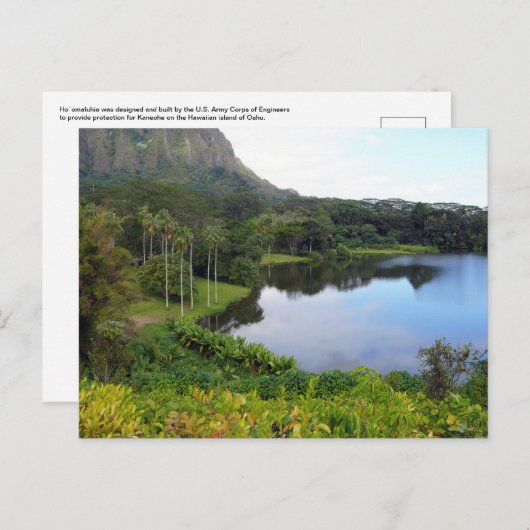 Hawaïaans Briefkaart (Voorkant / Achterkant)