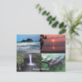 Hawaïaans Collectie Briefkaart (Staand voorkant)