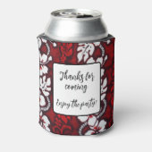 Hawaiaans Eiland Strand Bruiloft Favor Blikjeskoeler (Blikje Achterkant)