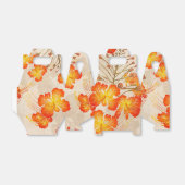 Hawaïaans gedrukte Ohai Alii v2 patroon Bedankdoosjes (Uitgevouwen)