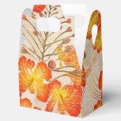 Hawaïaans gedrukte Ohai Alii v2 patroon Bedankdoosjes (Geopend)