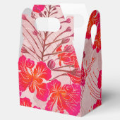 Hawaïaans gedrukte Ohai Alii v2 patroon Bedankdoosjes (Geopend)