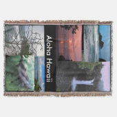 Hawaïaans landschap Collectie Throw Blanket Deken (Voorkant)